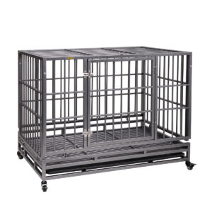 42" Ultra Tough Metal Dog Kennel Cage Crate CW12M0314 8