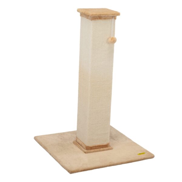 36” Tall Cat Scratching Post with Burlap Sisal, Square CW12M0422 2