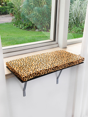 Cat Wall Mounted Perch House Window Seat for Large Cats Indoor, Leopard Pattern e54d9765 d3d5 4489 aa07 5d0c623972a9. CR00300400 PT0 SX300 V1