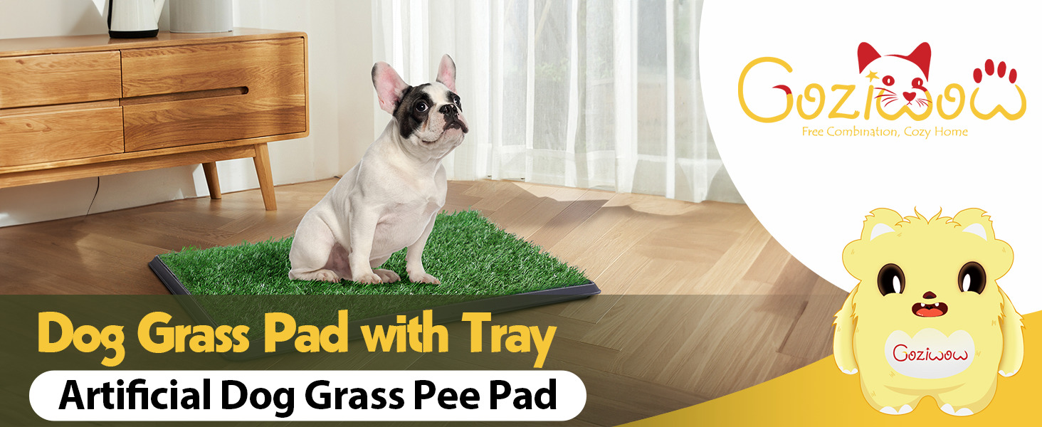 30"×20" Artificial Turf Grass Pee Pad for Dogs, Indoor and Outdoor 1 12