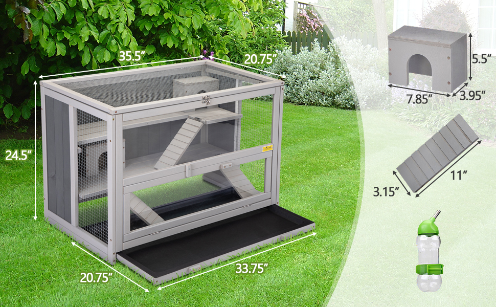 Coziwow 3 Tier Large Cage for Hamster Wood Guinea Pig Habitat for Small Animals 26ab9799 a478 4a55 a7df 474f99e47219. CR00970600 PT0 SX970 V1
