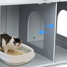 Coziwow Wooden Cat Litter Box Enclosure W/ Removable Partition & Magazine Rack, Gray 2aca6cf7 a902 4e7c 812f ab23606ded2e. CR00220220 PT0 SX220 V1