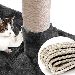 Coziwow 60″H Modern Cat Tree With Scratching Posts, Black 42eac57c d69d 40b2 ae61 eda70a7ca47f. CR00300300 PT0 SX300 V1