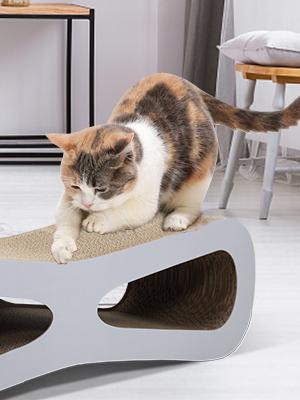 Coziwow Cat Scratcher Cardboard Scratching Pad House Bed Lounge W/ Catnip Powder, Infinity Shape, Curved 569e190f 7492 4398 a08d 45b31c5c1976. CR00300400 PT0 SX300 V1