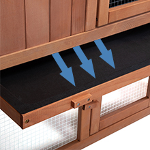 Coziwow 2-Tier Wooden Large Rabbit Hutch Bunny Cage Rooster Run Pen W/Openable Roof, Removable Tray, and Ventilated Mesh, Orange 5cb988a1 573a 4ed9 b71a bf76aa06bdd1. CR00220220 PT0 SX220 V1