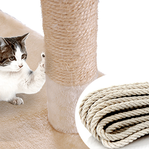 60″H Modern Cat Tree With Scratching Posts, Beige 7090c84f 2c86 46b3 9a7b 0d9a9f86d2d9. CR00300300 PT0 SX300 V1