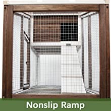Coziwow 2-Story Wooden Rabbit Hutch, Indoor and Outdoor Bunny Cage Chicken Coop W/ Pull Out Tray, Brown 758d9eb5 1d44 4de8 930e d992b8359ff9. CR0010011001 PT0 SX220 V1