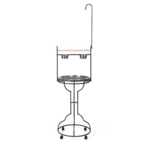 72" Parrot Playstand| Bird Perch Table On Wheels With A Stainless Steel Tray CW12F0399 5 Bird Perch