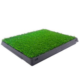 Coziwow Artificial Dog Grass Mat Potty Grass Toilet Trainer, Easy Cleaning Grid Tray with Drawer, ABS Material CW12S0049 15