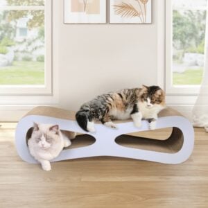 Deluxe Cat Scratcher Lounge With Catnip Powder-CW12X0322