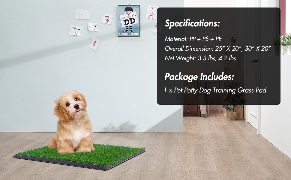 Coziwow 3-Tier Artificial Turf Grass for Pet Dogs Indoor and Outdoors, Realistic Fake Grass for Dogs' Potty Training Area Patio Lawn Decoration DM 20220530115325 006