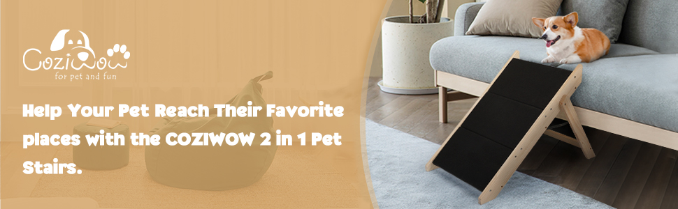 Three-Step Portable Pet Step Dual-use, Foldable Stair and House Dog Stair Cover Black Carpet Steps DM 20220531160947 001