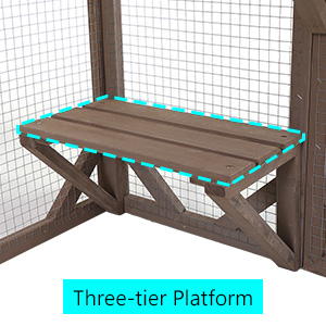 Coziwow Large Wooden Catio Outdoor Cat Enclosure Pet Playhouse Playpen DM 20220606140416 001