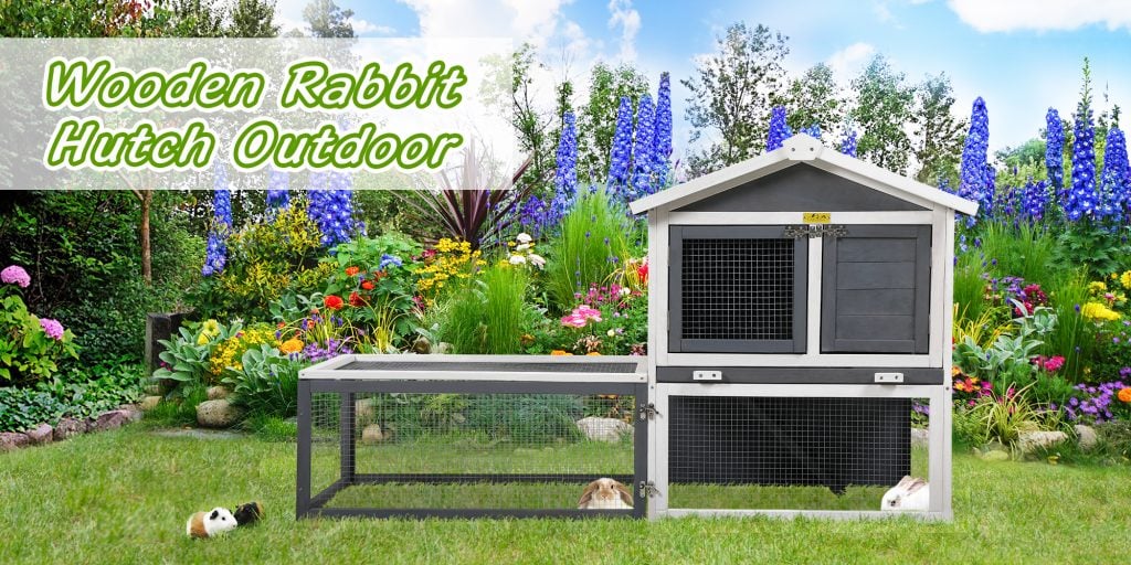 Wooden Pets Crate House Rabbit Bunny Cage Habitat Chicken Coop DM 20220606153746 001