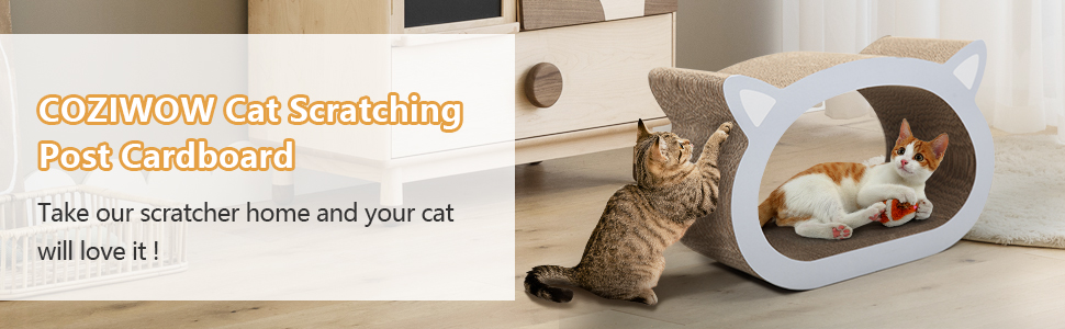 Coziwow Cat-Head Shaped Cat Scratcher Cardboard, Scratching Pad Bed, Natural Wood a34c9f87 2efa 45c1 bfa5 daf32caa3906. CR00970300 PT0 SX970 V1
