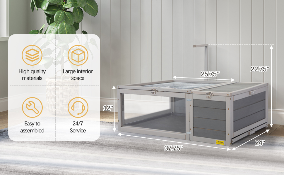Coziwow Acrylic Indoor Tortoise Habitat Wood Box Turtle Enclosure For Small Animals e4217446 07f7 40b2 a3e2 6e69e5d2feae. CR00970600 PT0 SX970 V1