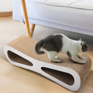 Coziwow Cat Scratcher Cardboard Scratching Pad House Bed Lounge W/ Catnip Powder, Infinity Shape, Curved f3632fb0 74bd 47d3 82e4 7f46032b22dc. CR00300300 PT0 SX300 V1