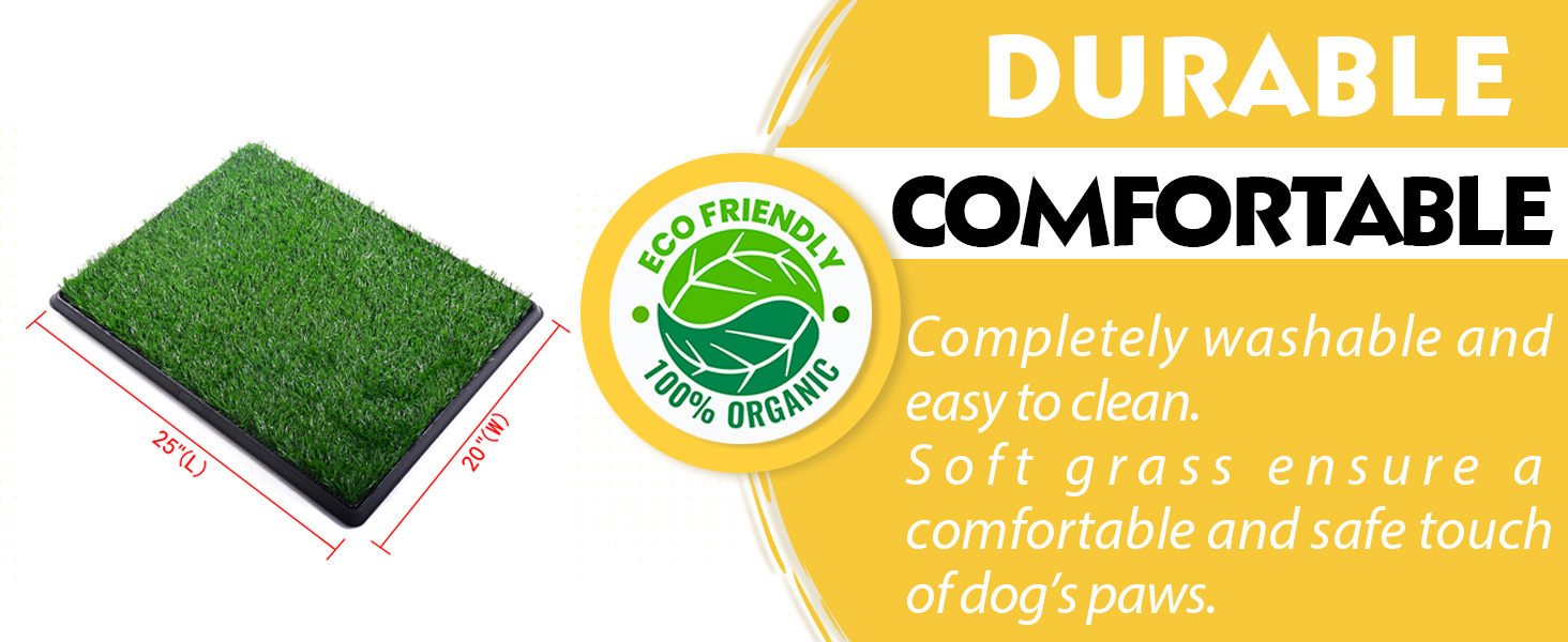 25"×20" Dog Potty Training Grass Pad for Apartments 1 拷贝 1