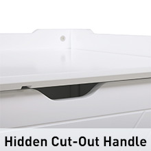 Cat Washroom Storage Bench Enclosed Litter Box Hidden Cabinet Nightstand Table, White 437ef7a2 0cfd 4652 a883 2d3af3daf017. CR00220220 PT0 SX220 V1