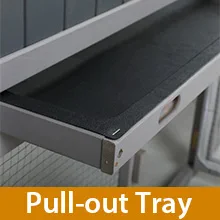 Coziwow Outdoor Large Rabbit Hutch Wooden Pet Bunny House Cage with Ventilation Gridding Fence and Cleaning Tray, Gray 76fc9896 969c 491f 9c50 093775af04d5. CR00220220 PT0 SX220 V1
