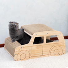 2-in-1 Wood Cat Scratcher Corrugated Scratch House, Car-Shaped 8d1b5c45 fa7b 408a 8c59 fa66488fd8b1. CR00220220 PT0 SX220 V1