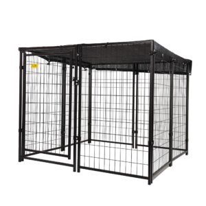 Coziwow 59″L Large Outdoor Foldable Metal Dog Fence, Pet Puppy Playpen, 8 Panels CW12E0344 26