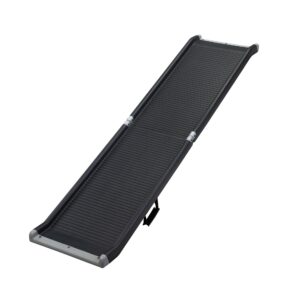 63″ L Portable Foldable Dog Ramp with Non-Slip Surface, Black CW12K0492 35