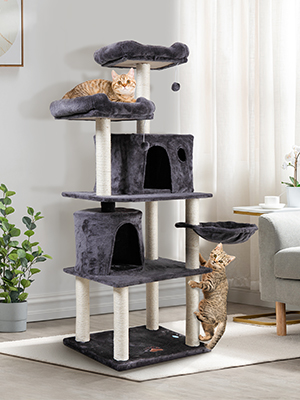 60” Cat Trees and Towers with Scratching Posts Condos Hammock Resting Perch cc120c12 7740 45ae 8ec7 43bac415d209. CR00300400 PT0 SX300 V1 1