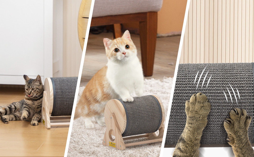 Coziwow Cat Scratcher Toy Cat Exercise Wheel Roller W/ Sisal Scratch Pad for Indoor Cats b4baa141 b55c 4007 8241 7578068a3642. CR00970600 PT0 SX970 V1