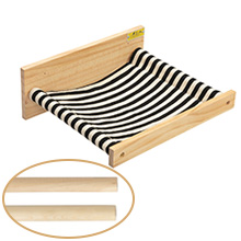 Coziwow Detachable Cat Bed Wall Mounted Sturdy Cat Perch Shelf Hammock, Black & Beige c0d8608d 10b8 4b60 9e08 97d5938daba0. CR00220220 PT0 SX220 V1 2