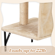 Coziwow 5 Pcs Wood Wall-Mounted Cat Tree Climber Shelves Set With Cat Perches, Scratcher, Bridge and Cat Condo House d750a796 a3b2 4931 86d4 19fcae198bb4. CR00220220 PT0 SX220 V1