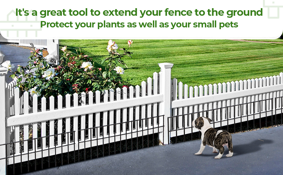 23.6"L x 15"H Dog Barrier Fence, Reusable Rustproof Small/Medium Animals Metal Fence, 5/12/18 Pack CW12H0545A970X6008