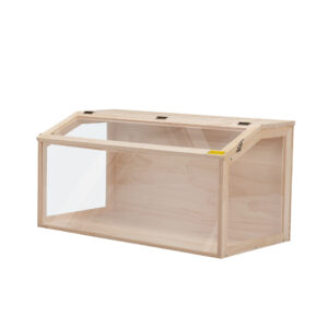 Coziwow Wooden Hamster Cage, Small Animal Habitat Openable Roof, 4 Acrylic Sheets, Natural CW12S0552 4