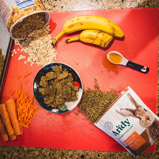Slow Baked Rabbit Treats slow
