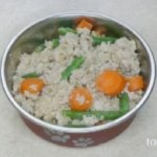 Chicken & Vegetable Rice 111 dog recipe