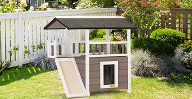 Outdoor Cat House at Coziwow