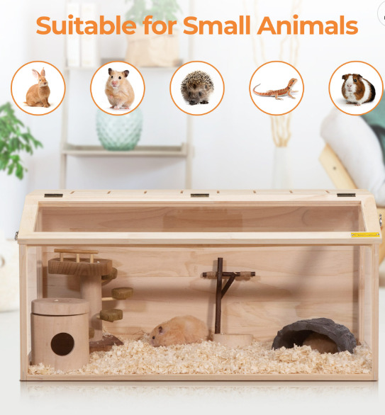 Hamster cages are of high quality and suitable for small animals.
