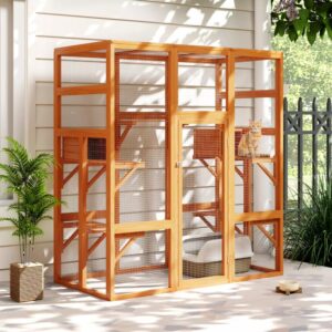 Coziwow walk in large cat enclosure for outdoor