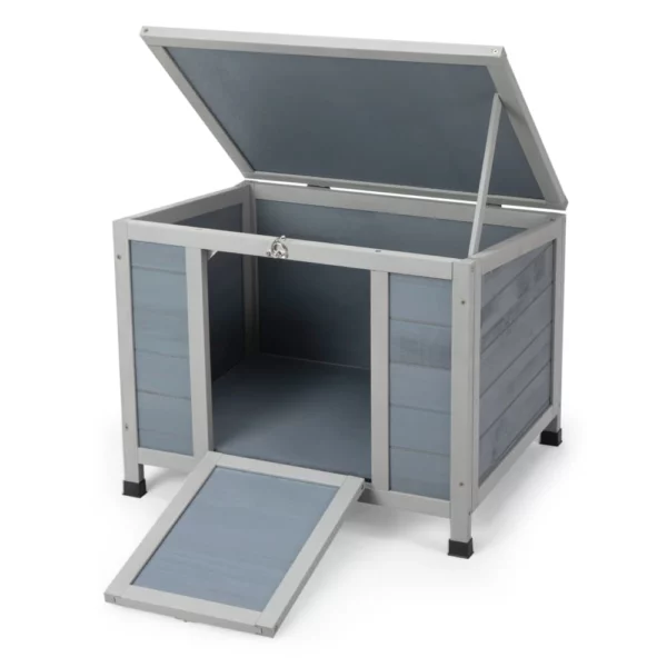 Durable Weather-Proof Wooden Rabbit Hutch for 1 Pet-CW12A0648