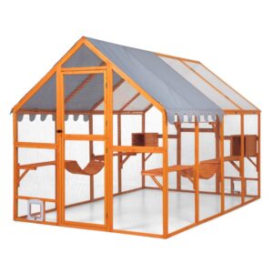 Coziwow Wooden Large Outdoor Catio CW12E0650