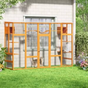 Attach the cat catio with your window