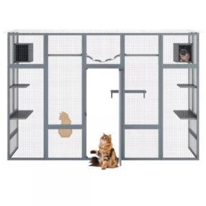 Coziwow 104″L 3-Side wooden outdoor extra large catio-CW12X0628