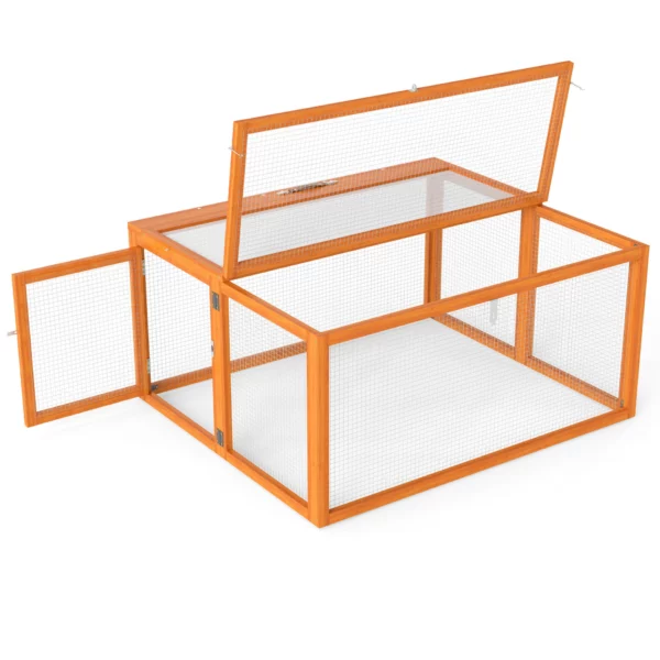 Foldable Wooden Rabbit Cage and Chicken Coop-CW12N0747