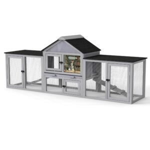 Coziwow Double rabbit hutch-CW12B0721