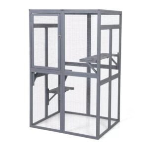 Coziwow wooden outdoor cat catio -CW12L0619