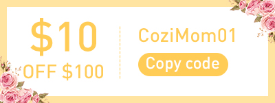 Coziwow Mother's Day Sale - $10 OFF Orders Over $100 with Coupon Code: CoziMom01